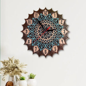 Beautiful Mandala Art | Multi Layer |Wall Clock