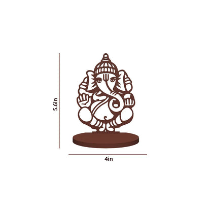 Ganesha Shadow Tea Light Holder