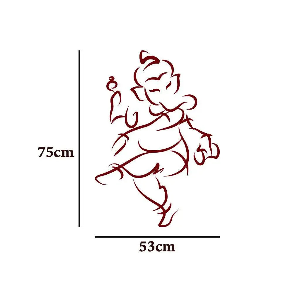 Dancing Ganesha Wall Sticker