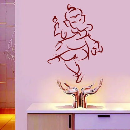 Dancing Ganesha Wall Sticker